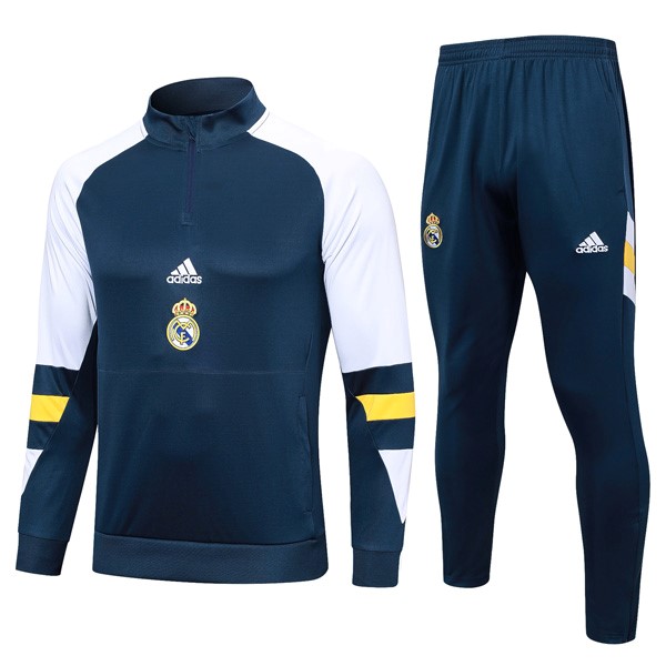 Sudadera De Training Real Madrid 2024 Azul Blanco